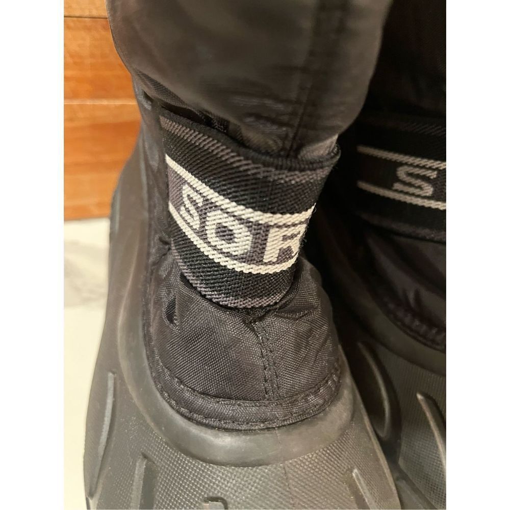 Sorel Youth Unisex Cub Black Insulated Winter Boot Sz 3 Snow - Picture 3 of 10